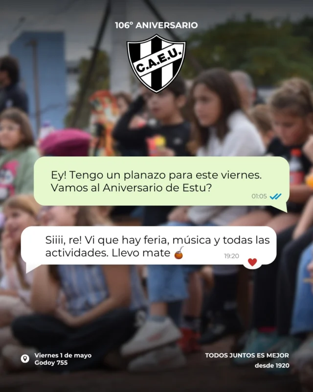 ¿A quién vemos este viernes? 👋

Nos encontramos en el club para celebrar nuestro 106º Aniversario 🖤🤍