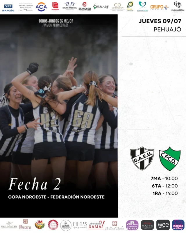 Se viene la segunda de la Copa 🏆

Este jueves, las Albinegras jugarán contra Ferro de Trenque Lauquen por la Copa Noroeste en el Sintético Municipal.

¡Vamos Estudiantes! 🖤🤍
