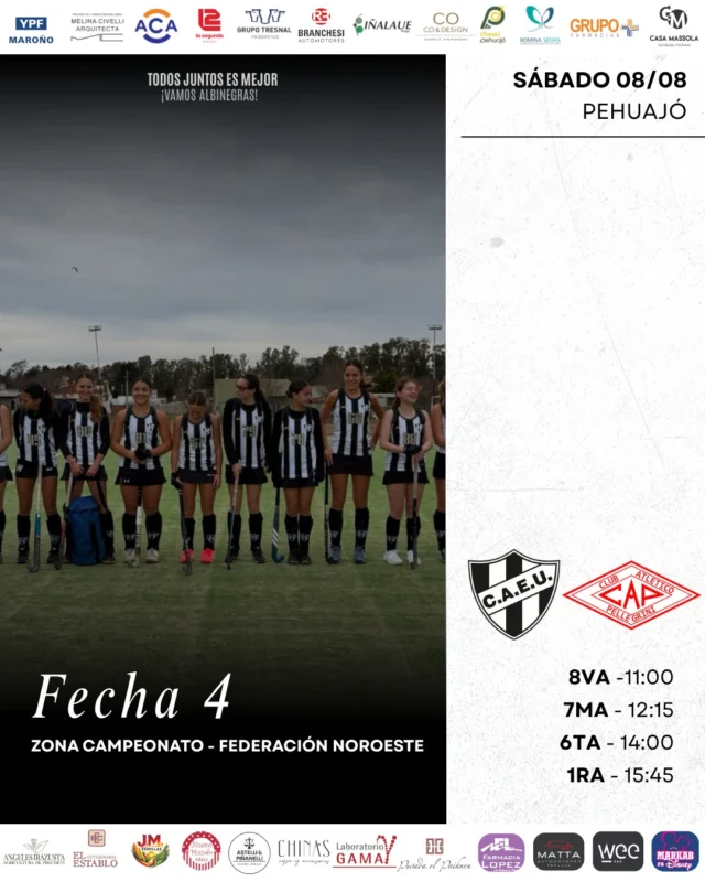 Vuelve el hockey 💪🏑

Este sábado habrá actividad para nuestras categorías de hockey en el Sintético Municipal.

🆚 Será ante Atlético Pellegrini por la cuarta fecha de la Zona Campeonato.

¡Vamos Estudiantes! 🖤🤍