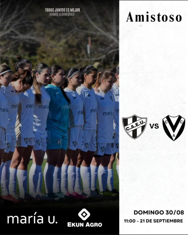 🗓⚽️ El femenino jugará un amistoso ante Calaveras este domingo en el 21 de Septiembre. 

Será a partir de las 11:00 📌