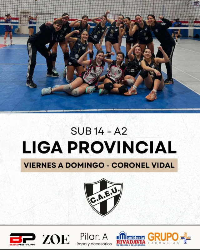 🏐 SUB 14 FEMENINA | FINALES DE LA LIGA PROVINCIAL A2

Nuestra categoría Sub 14 femenina ya se encuentra en Coronel Vidal, donde desde hoy y hasta el domingo disputará las finales de la Liga Provincial A2.

Estudiantes integra la Zona C junto a:

▪️ Estudiantes de Olavarría
▪️ Escuela Municipal de Benito Juárez
▪️ Dolores

Tres días de competencia para nuestras jugadoras en esta instancia provincial. 

🖤🤍