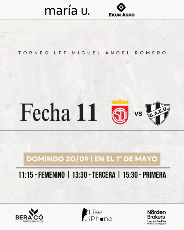 Nos vamos a Mones Cazón 💪⚽

Este domingo visitaremos a Independiente en el 1° de Mayo con femenino, tercera y primera división.

¡Vamos Albinegro! 🖤🤍