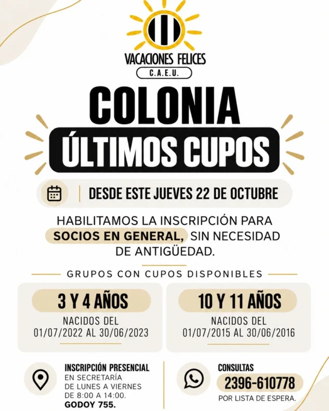 📢 INFORMACIÓN IMPORTANTE